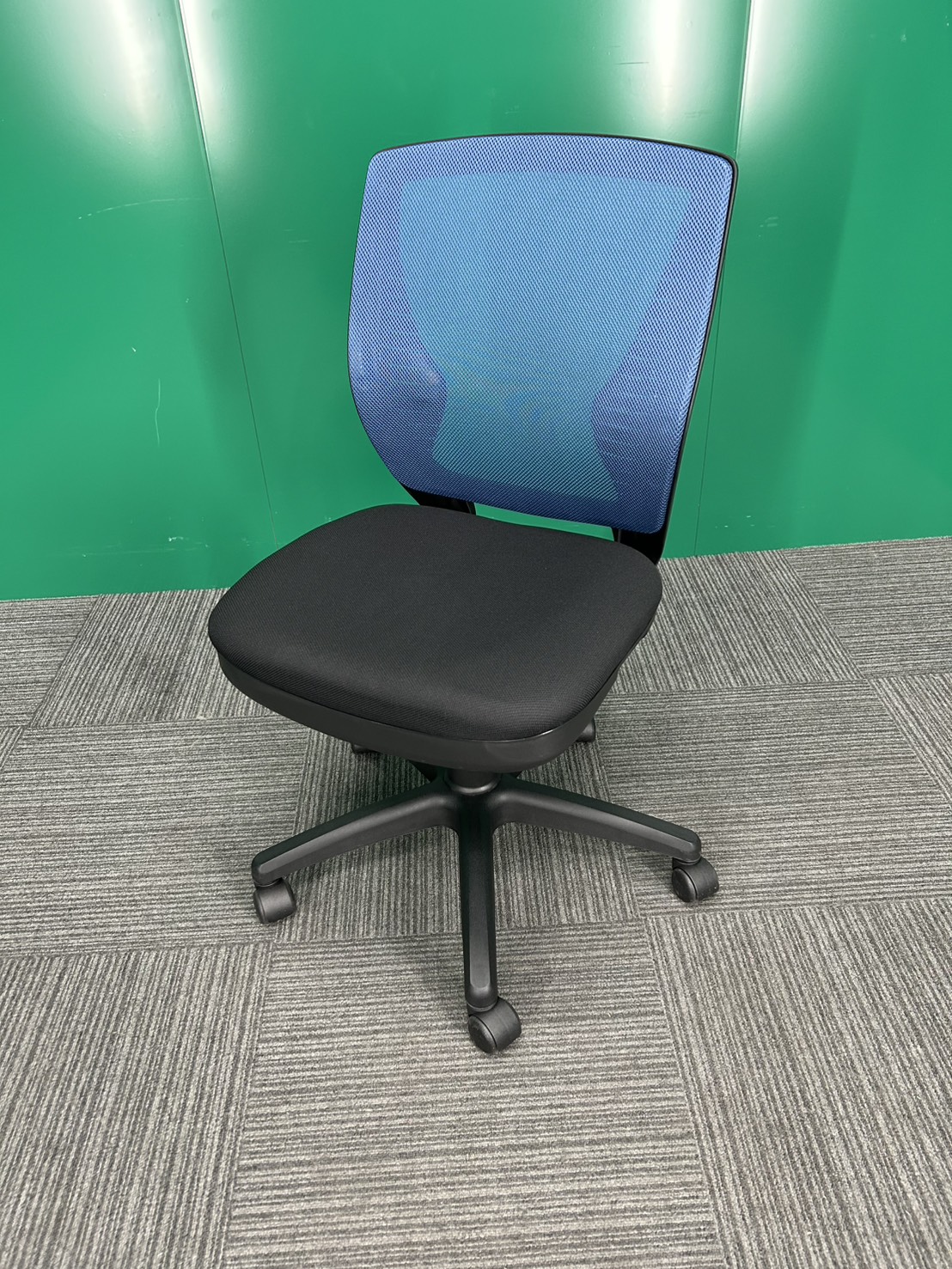 東洋　オフィスチェア　CHM-619　ブルー