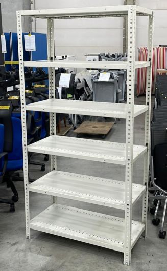 オカムラ 軽量棚 天地6段