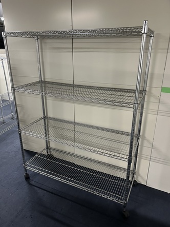 メタルラック　キャスター付き　W1200