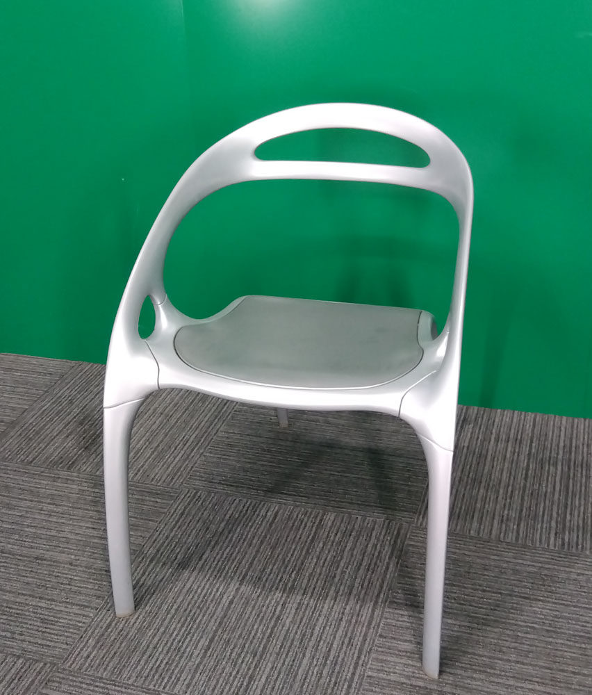 ミーティングチェア（シルバー）