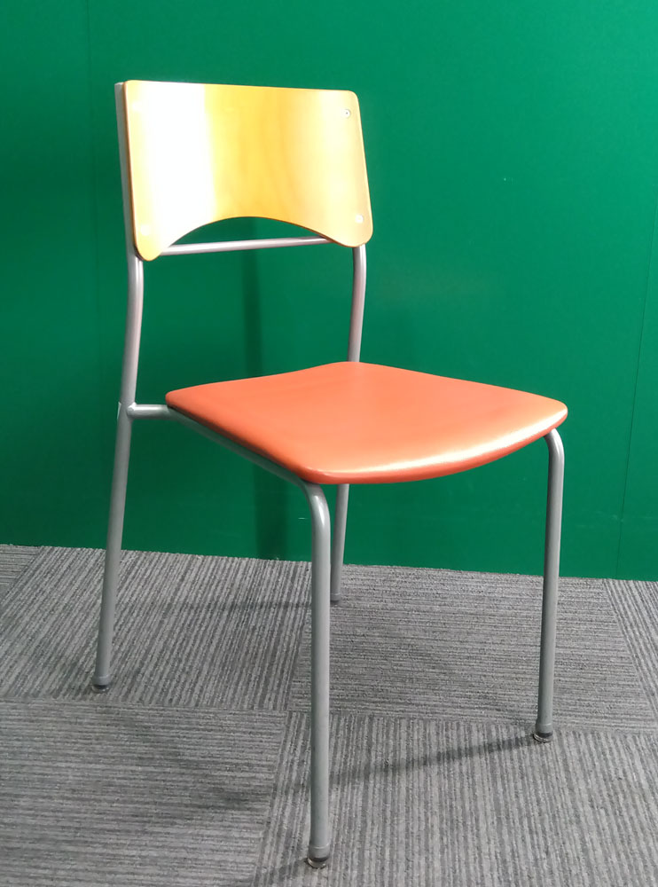 パブリックミーティングチェア（オレンジ）