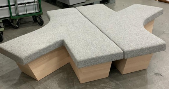 相合家具　ベンチ　2点1セット