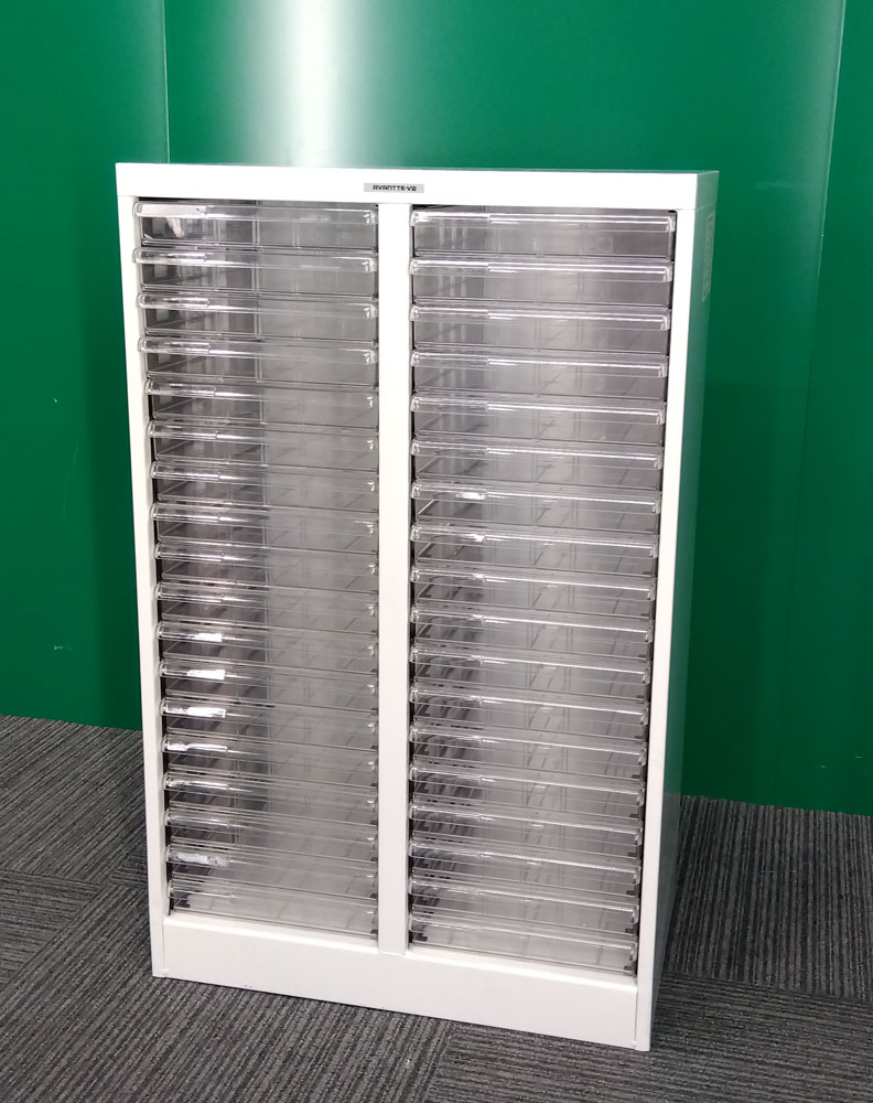 ナカバヤシクリアトレー書庫（A4-2列-18段）