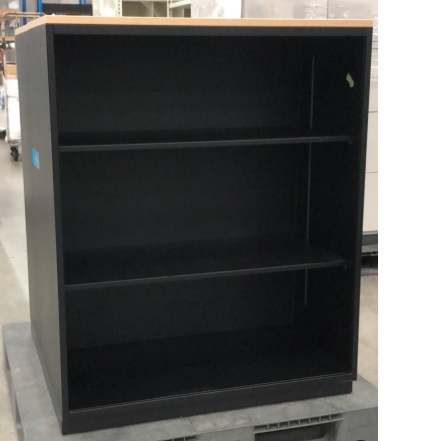 プラス　オープン書庫　L6ブラック