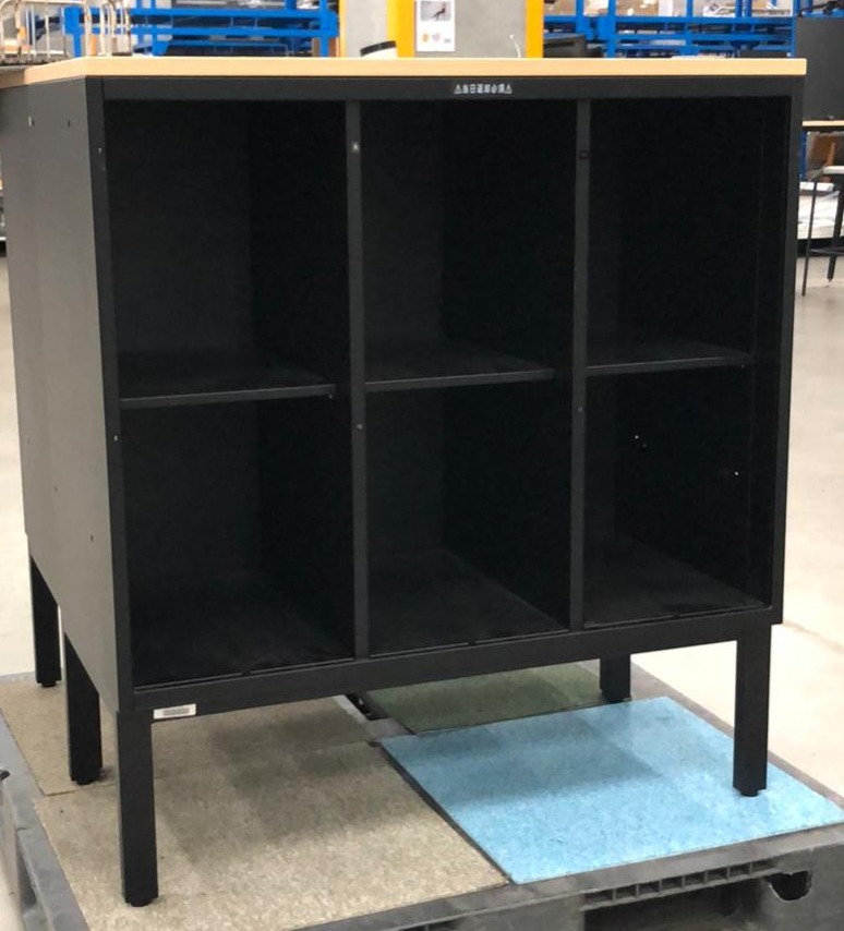 プラスオープン書庫（黒）