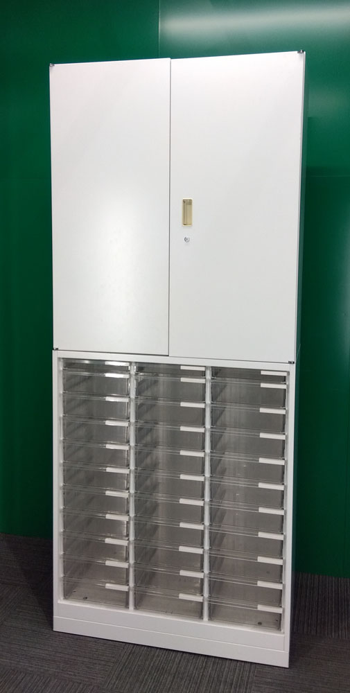 イトーキ両開き＆クリア書庫